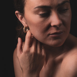 Caviar Earrings Gold What If You Stayed