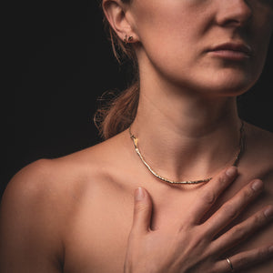 Chocker Goddess Necklace in Gold by What If You Stayed Jewelry