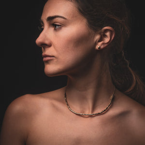 Chocker Goddess Necklace in Gold by What If You Stayed Jewelry