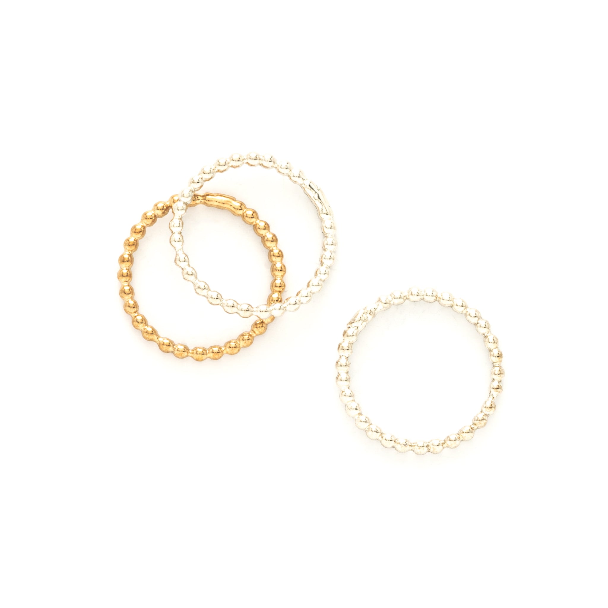 Constellation in Gold and Sterling Silver Rings by What If You Stay