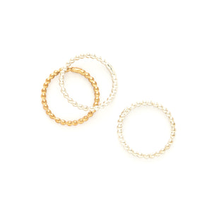 Constellation in Gold and Sterling Silver Rings by What If You Stay