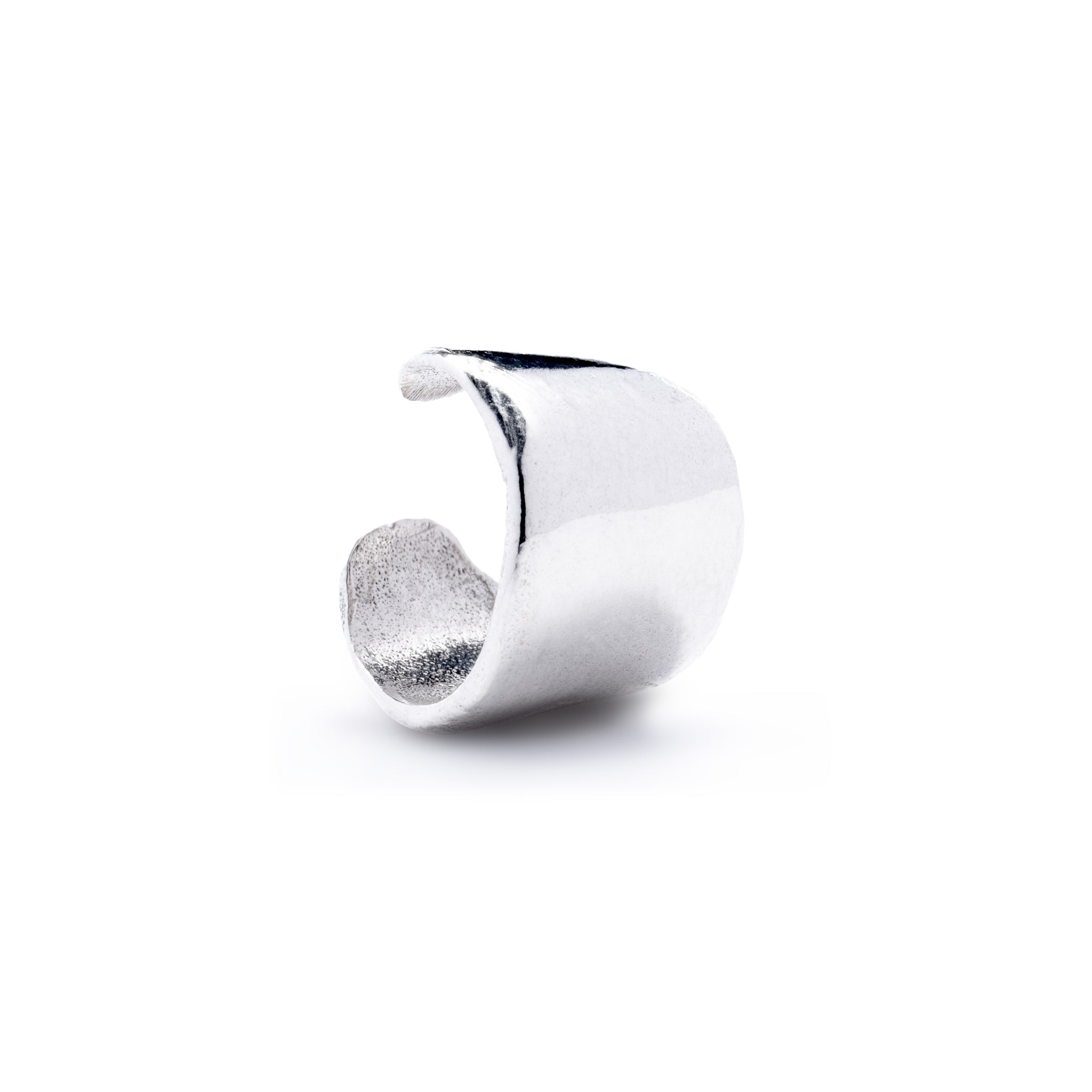 Eclipse Earring Cuff in Silver by What If You Stayed