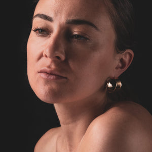 Eclipse Earrings Loops in Gold
