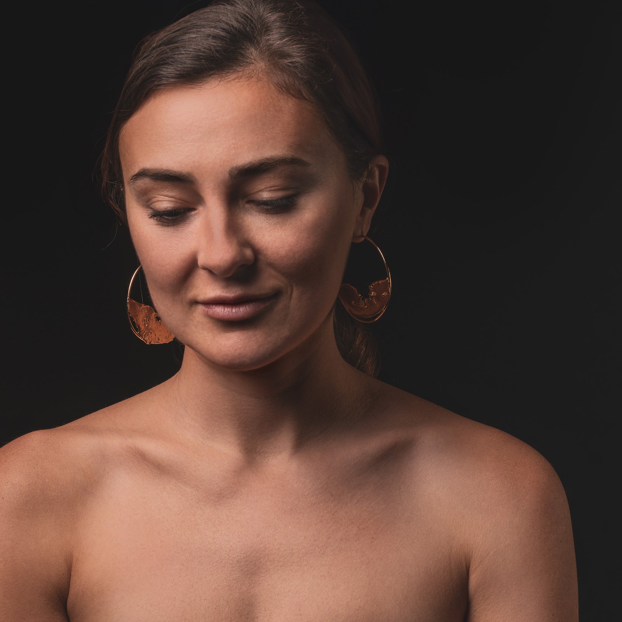 Golden Mirage Earrings by What If You Stayed